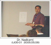 Dr. Nadkarni (IJ05-01 2005.05.08)